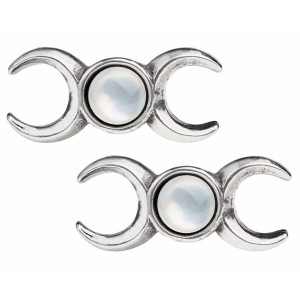 Triple Goddess Stud Earrings