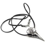 Helm of Awe Ravenskull Gothic Necklace