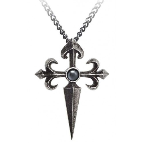 Santiago Pewter Gothic Necklace