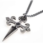 Santiago Pewter Gothic Necklace