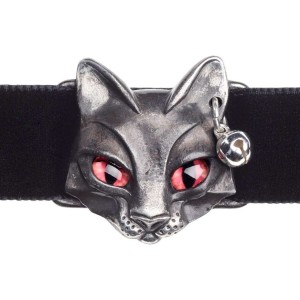 Bastet Egyptian Goddess Pewter Choker