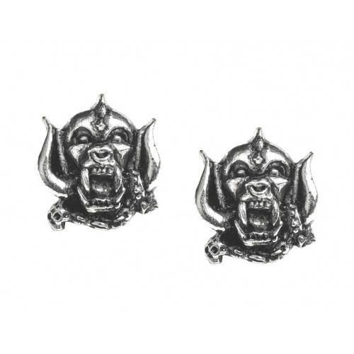 Motorhead War-Pig Pewter Earrings