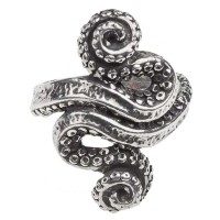 Kraken Octopus Pewter Ring