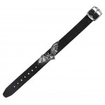 Desmodus Bat Leather Strap Gothic Bracelet