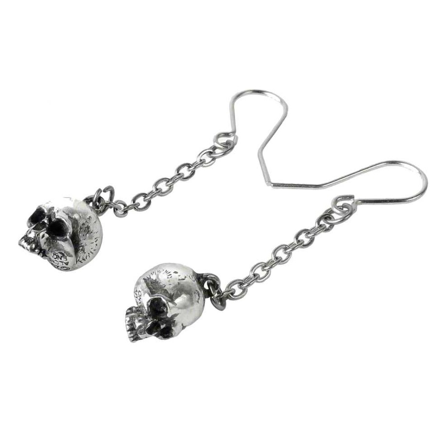Skull Earrings Goth Gifts for Women, Nickel Free Earrings Dangle