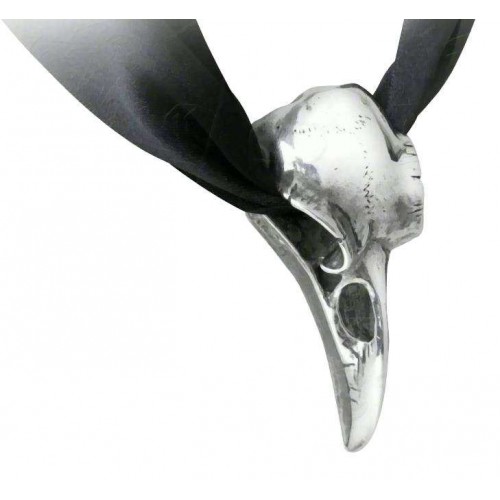 Rabeschadel Bird Skull Gothic Pewter Necklace