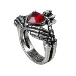 Claddagh by Night Pewter Ring