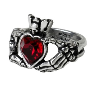 Claddagh by Night Pewter Ring