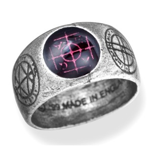 AGLA Kaballah Pewter Ring