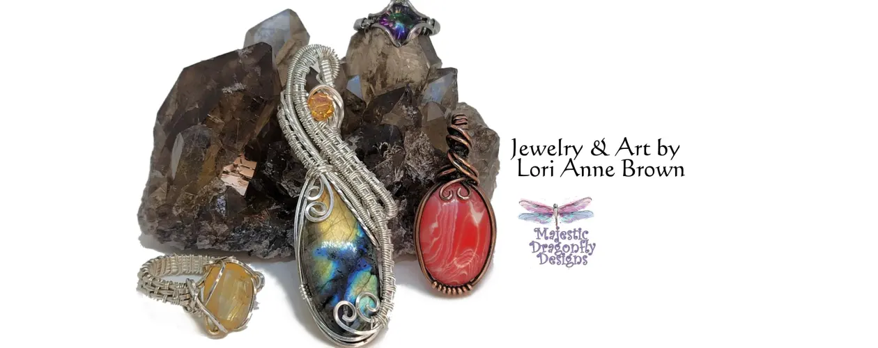 Unique one of a kind jewelry by artist Lori Anne Brown