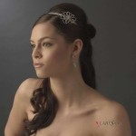 Crystal Floral Rhinestone Bridal Headpiece