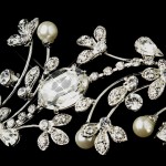 Antique Style Rhinestone and Pearl Headband