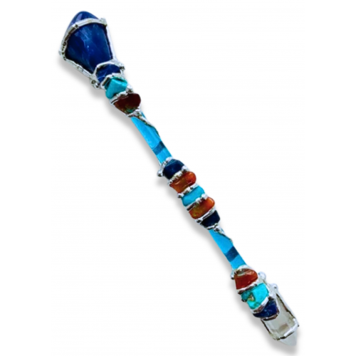 Aquarius Zodiac Medium Wand Crystal Wand