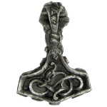 Urnes Style Pewter Thors Hammer Pendant