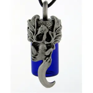 Dragon Essential Oil Bottle Vial Necklace