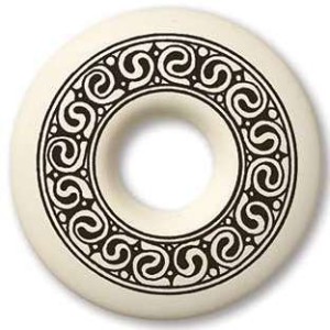 Celtic Spirals Annulus Porcelain Necklace