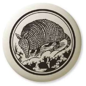 Armadillo Pathfinder Animal Totem Porcelain Necklace