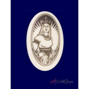 The Queen Arthurian Legends Porcelain Necklace