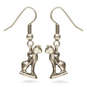 Bastet Egyptian Cat Earrings