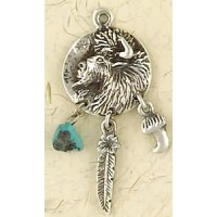 Buffalo Animal Spirit Sterling Silver Necklace