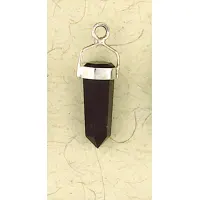 Black Onyx Sterling Silver Banded Pendant