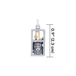 Leo Silver and Gold Charm