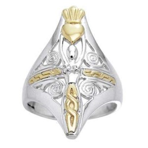 Danu Goddess Sterling Silver Ring