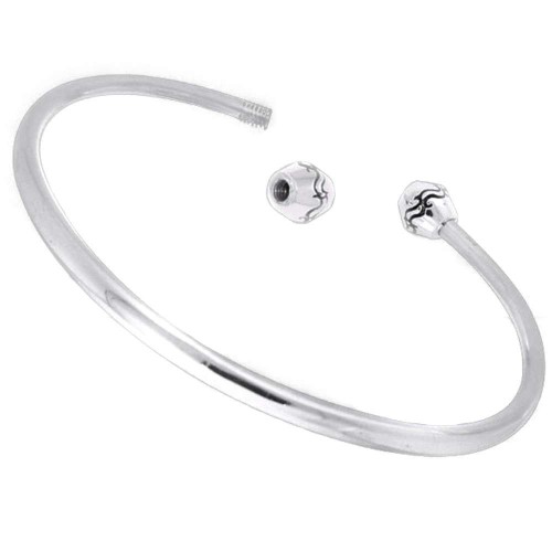 Add a Bead Sterling Silver Story Bead Bangle