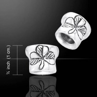 Shamrock Sterling Silver Story Bead