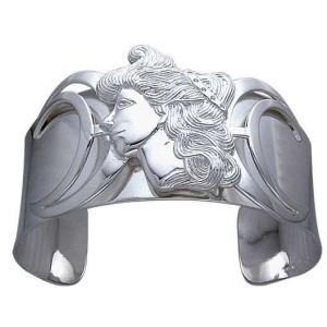 Moon Goddess Sterling Silver Cuff Bracelet