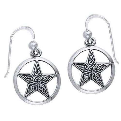 Celtic Knot Pentacle Earrings