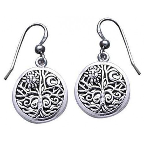 Tree of Life Sterling Silver Earrings