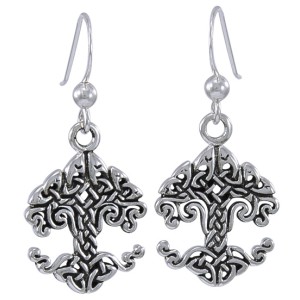 Celtic Tree of Life Sterling Silver Earrings