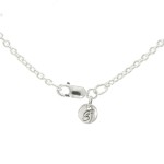 Brigid Ashwood Sacred Rose Silver Necklace with Black Onyx