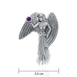 In the Eyes of an Angel Pendant with Amethyst