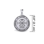 Archangel Raziel Sigil Small Pendant