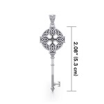 Celtic Cross Spiritual Enchantment Key Pendant