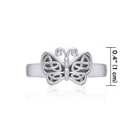 Celtic Knot Butterfly Ring
