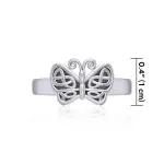 Celtic Knot Butterfly Ring