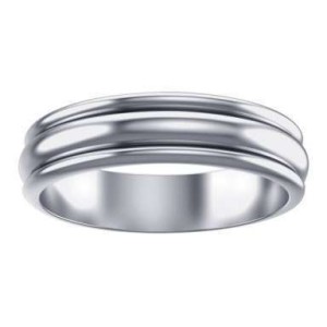 Plain Sterling Silver Fidget Spinner Ring