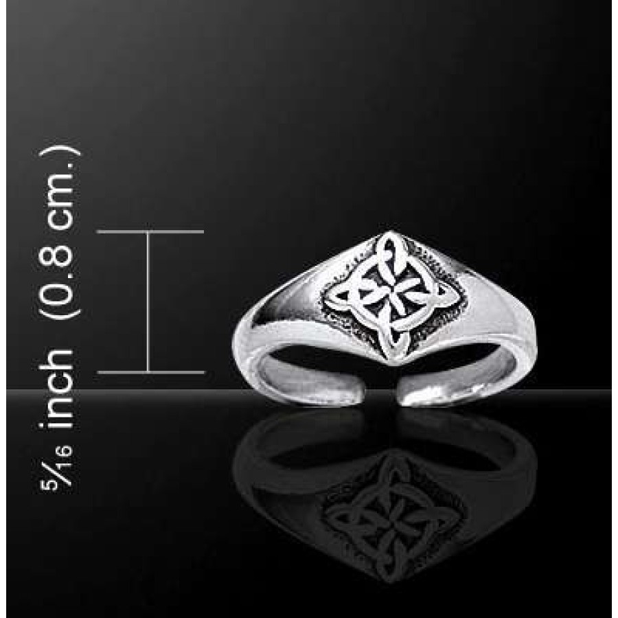 Ocean Waves Sterling Silver Toe Ring TR603 – DiveSilver Jewelry