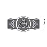 Triquetra Silver Ring
