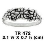 Three Flowers Ring