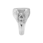 Angel Talisman Occult Small Mens Signet Ring