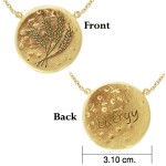 Virgo Astrology Vermeil Necklace