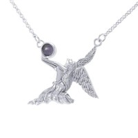 Angel of Passion Necklace with Amethyst