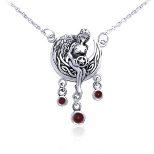 Angels Gift Of Magick Garnet Necklace