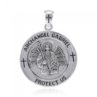 Archangel Gabriel Medallion Pendant