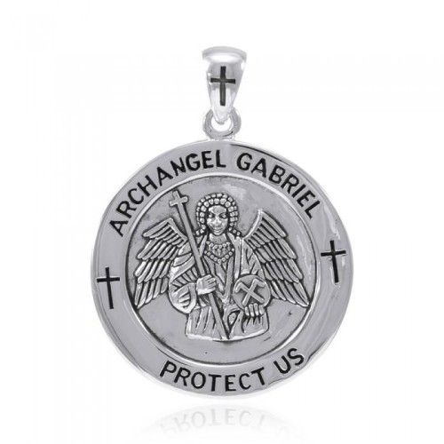 Archangel Gabriel Medallion Pendant