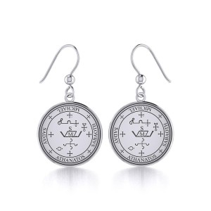 Archangel Michael Sigil Small Earrings